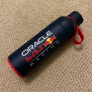 oracle red bull racing black and red water bottle - red bull!